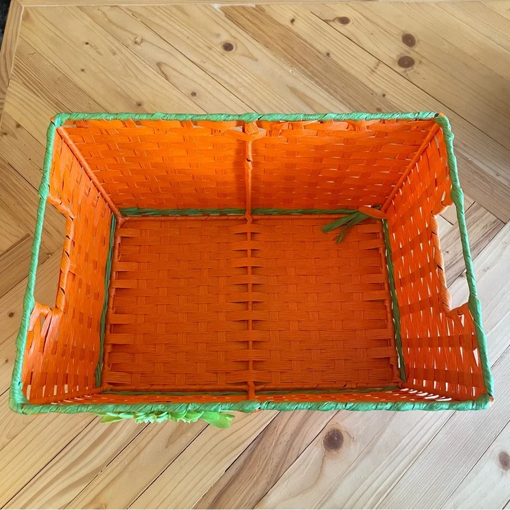 Retro Flower Storage Basket